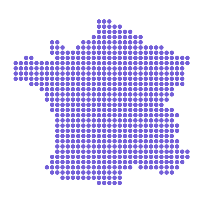 Implantations des laboratoires d'excellence en France